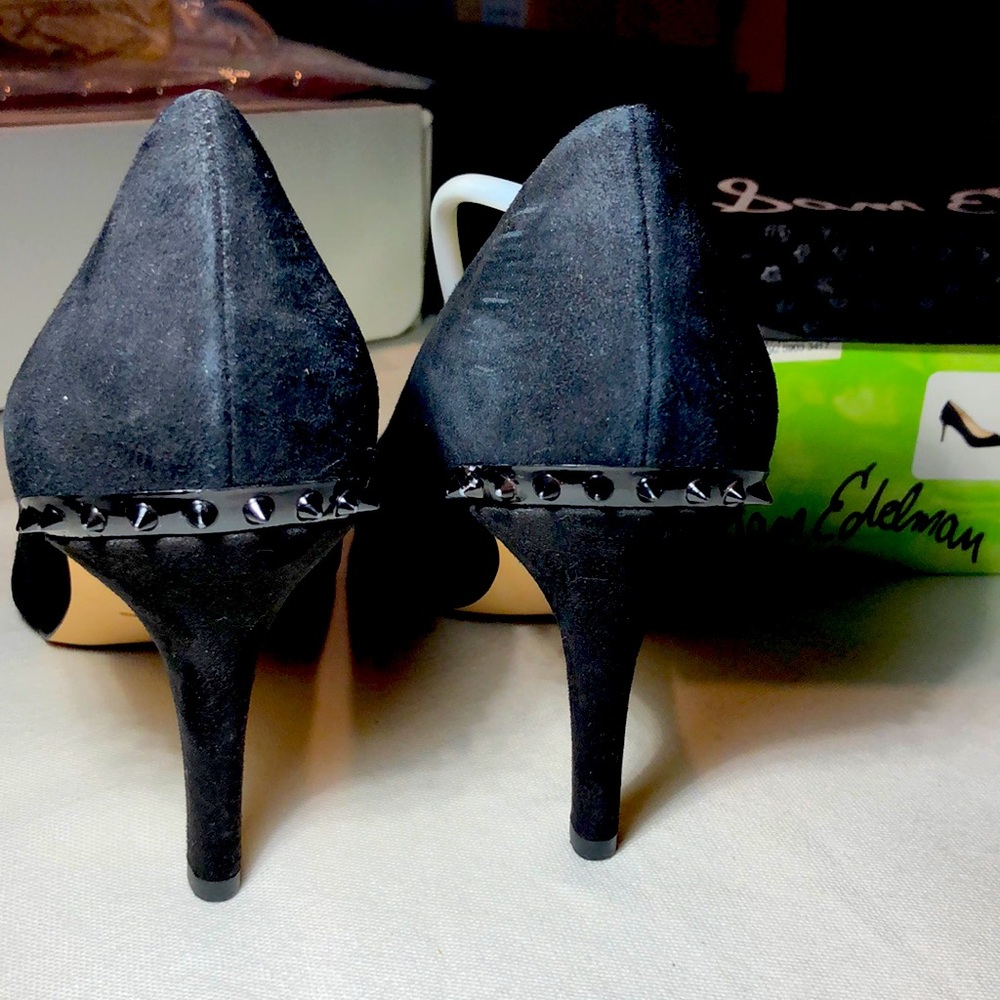 Sam Edelman Tonia Black Suede heels 📦
